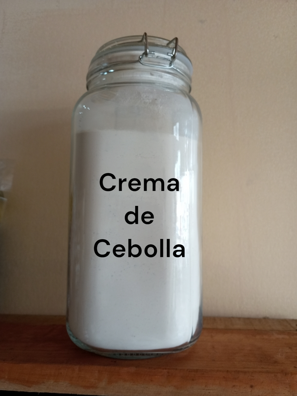 Crema de cebolla snack