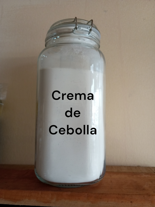 Crema de cebolla snack